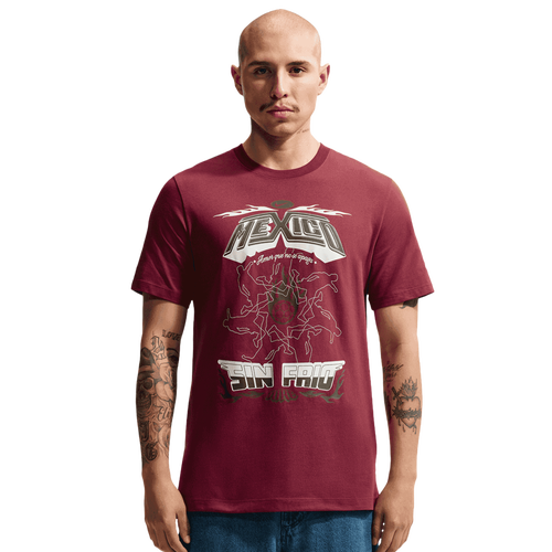 MENS - Nike Mexico APLA Football NSW T-Shirt - Red/White