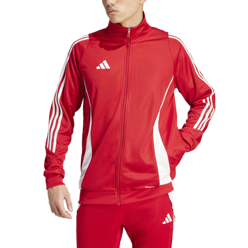 

adidas Mens adidas Tiro24 Training Jacket - Mens White/Team Power Red Size S