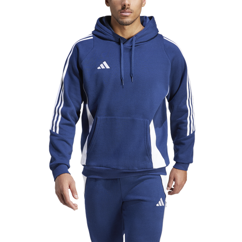 

adidas Mens adidas Tiro24 Sweat Hoodie - Mens Team Navy Blue/White Size L