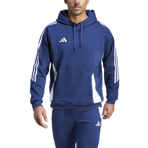 

adidas Mens adidas Tiro24 Sweat Hoodie - Mens Team Navy Blue/White Size S