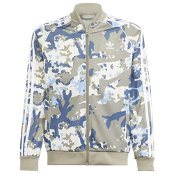 Boys' Grade School - adidas Originals Lifestyle Camo Superstar Top - Silver Pebble