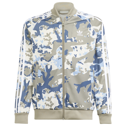 BOYS - adidas Originals Lifestyle Camo Superstar Top - Silver Pebble