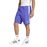 adidas Essentials French Terry 3-Stripes Shorts - Blue | Men's Training |  adidas US