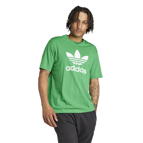 

adidas Originals Mens adidas Originals Trefoil T-Shirt - Mens Green Size L