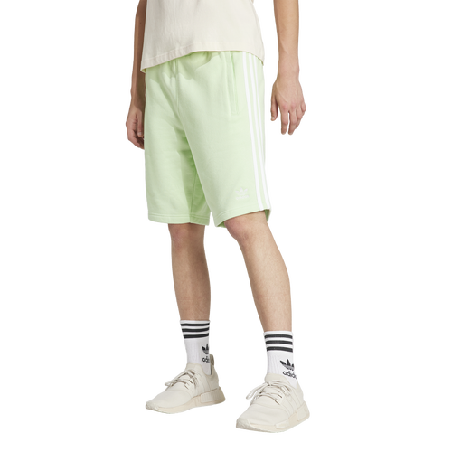 

adidas Originals Mens adidas Originals adicolor 3-Stripes Shorts - Mens Semi Green Spark Size M