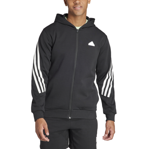 

adidas Mens adidas Future Icons 3-Stripes Full Zip Hoodie - Mens Black Size S