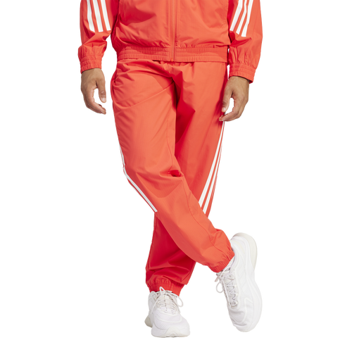 Shop Adidas Originals Mens Adidas Future Icons 3-stripes Woven Pants In Bright Red