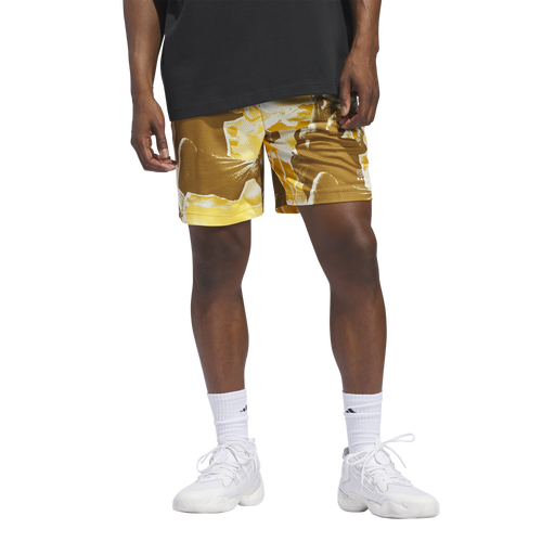 Shop Adidas Originals Mens Adidas Select Basketball Shorts In Bronze Strata/spark