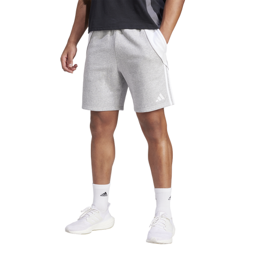 

adidas Mens adidas Tiro 24 SW Shorts - Mens Medium Heather/White Size XL