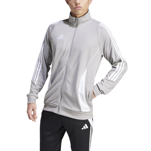 

adidas Mens adidas Tiro24 Training Jacket - Mens White/Team Mid Grey Size XXL