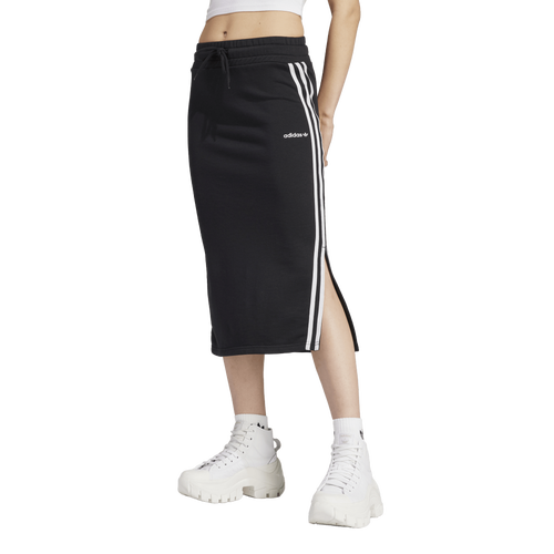 

adidas Originals Womens adidas Originals 3 Stripe Mini Skirt - Womens Black/White Size M