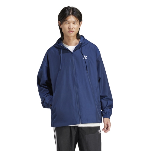 

adidas Originals Mens adidas Originals adicolor Trefoil Windbreaker - Mens Night Indigo Size M