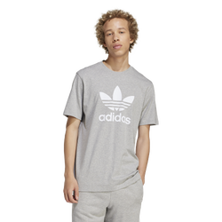 Men's - adidas Originals Trefoil T-Shirt - Medium Grey Heather