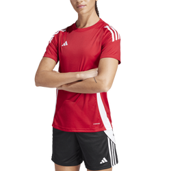 Women's - adidas Tiro 24 Soccer Jersey - Team Power Red/White