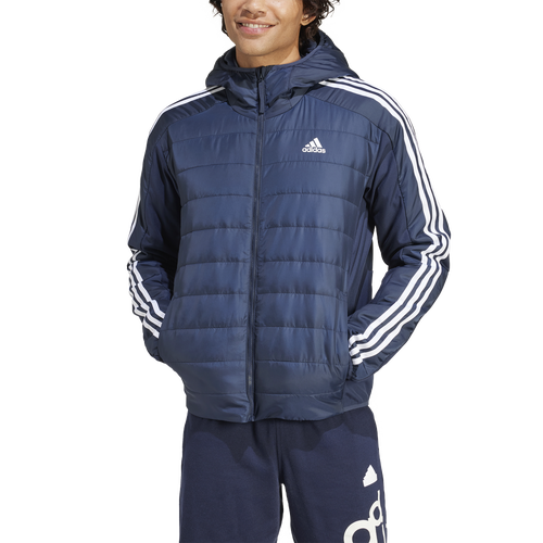 adidas Essentials 3 Strp Insulated Hooded Hybrid Jacket