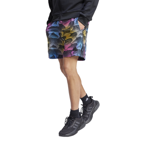 

adidas Mens adidas Tiro AOP Shorts - Mens Black/Multi Size S