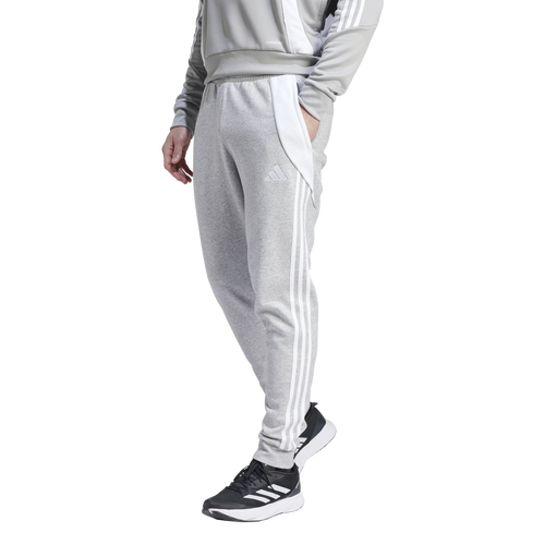 

adidas Mens adidas Tiro24 Sweat Pants - Mens Medium Grey Heather/White Size S