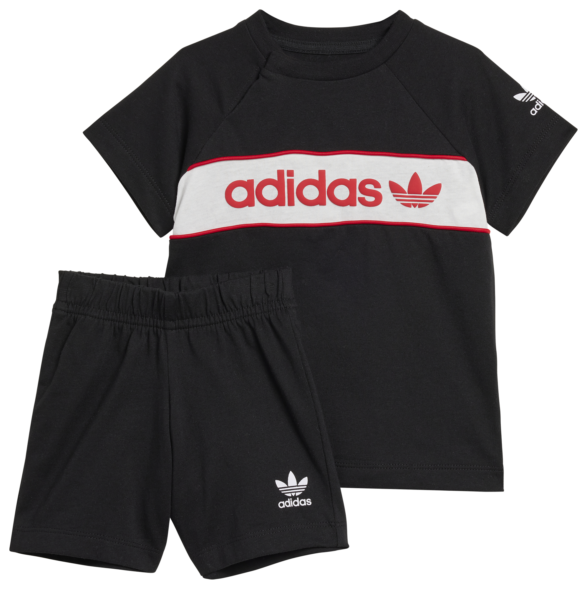 Popular Adidas cute rainbow shorts set 6215