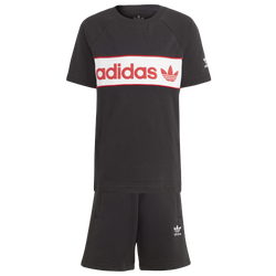 Boys' Preschool - adidas Originals NY T-Shirt & Shorts Set - White/Black/Red