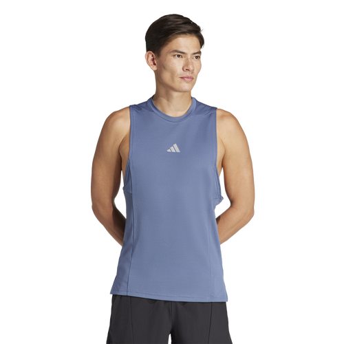 

adidas Mens adidas Designed for Training HIIT Workout HEAT.RDY Tank - Mens Preloved Ink Size S
