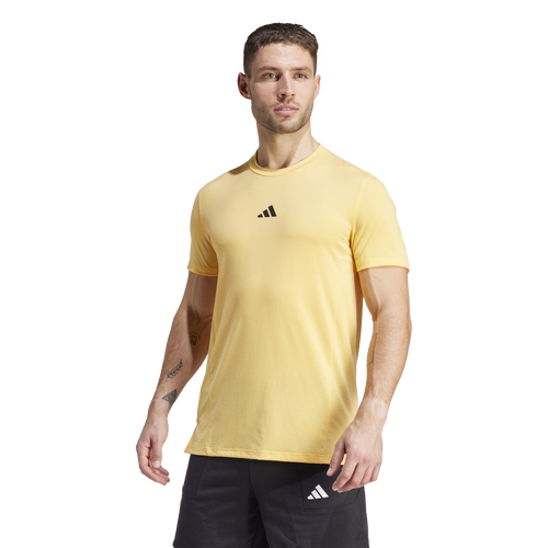 

adidas Mens adidas Designed for Training Workout T-Shirt - Mens Semi Spark Size XL