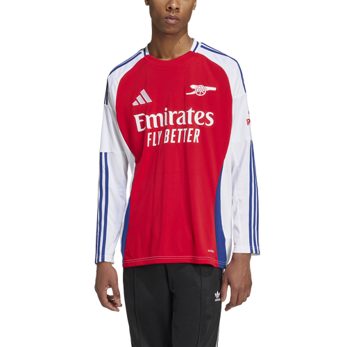 

adidas Mens adidas Arsenal FC 24/25 Home Long-Sleeve Jersey - Mens Better Scarlet/White Size XL