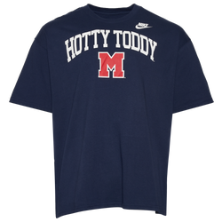Men's - Nike Ole Miss Wordmark Logo T-Shirt - Navy