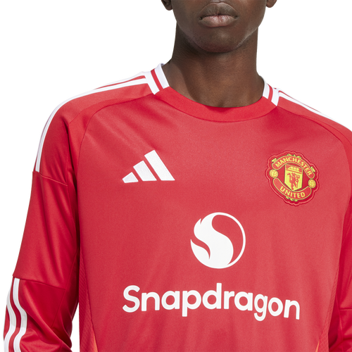 adidas Manchester United 24/25 Home Long Sleeve Jersey adidas Manchester United 24/25 Home Long Sleeve Jersey
