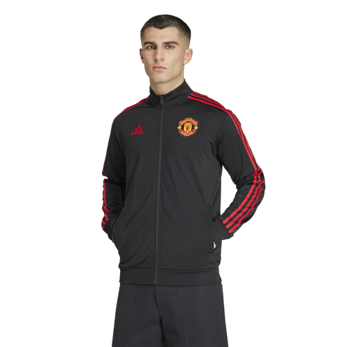 

adidas Mens adidas Manchester United DNA Track Top - Mens Black Size XL