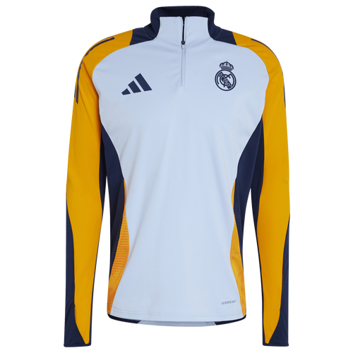 Adidas Originals Mens Adidas Real Madrid 24/25 Training Track Top In Crew Orange/blue/team Navy Blue