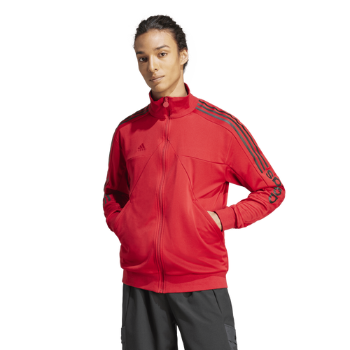

adidas Mens adidas Tiro 23 WM Jacket - Mens Black/Red Size S
