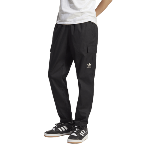 

adidas Originals Mens adidas Originals Woven Cargo Pants - Mens Black/White Size XS