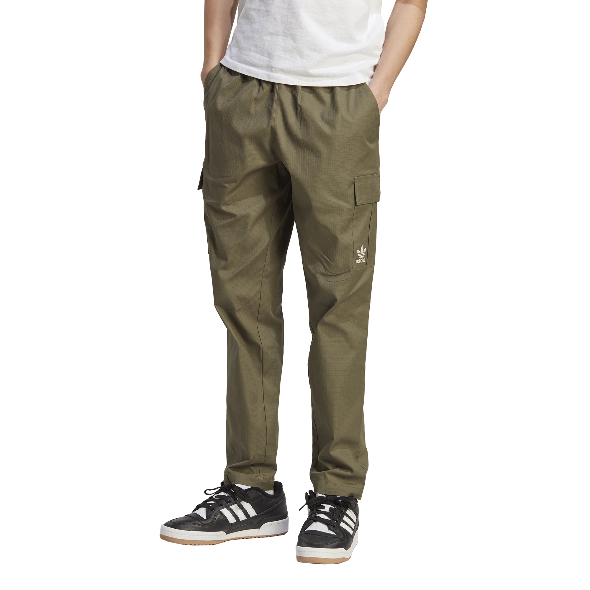 adidas Originals PREMIUM ESSENTIALS RIPSTOP - Cargo trousers - aurora  black/dark purple 