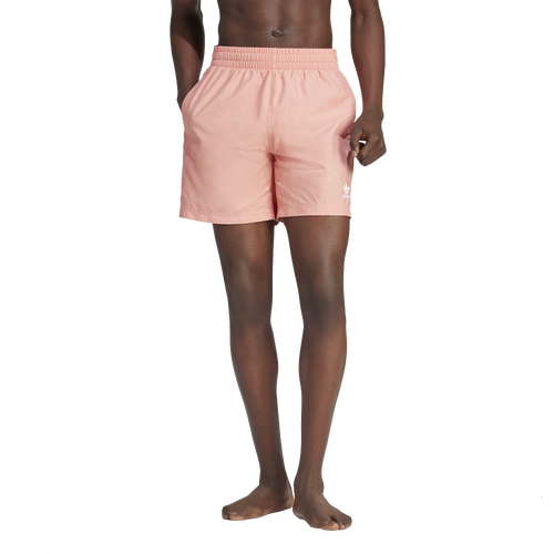 MENS - adidas Originals Solid Shorts - White/Wonder Clay
