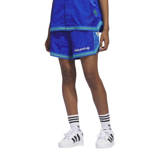 

adidas Mens adidas Hoop York City Basketball Shorts - Mens Power Blue Size L