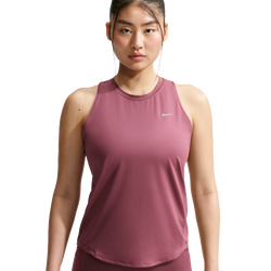 Women's - Nike Swift Dri-FIT Standard Tank - Reflective Silv/Pink Smoke