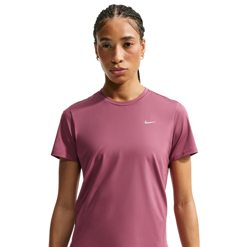 WOMENS - Nike Swift Dri-FIT Standard SS Top - Pink Smoke/Reflective Silv