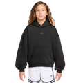 Nike Brush Fleece Pullover Hoodie - Nike Black/Beige