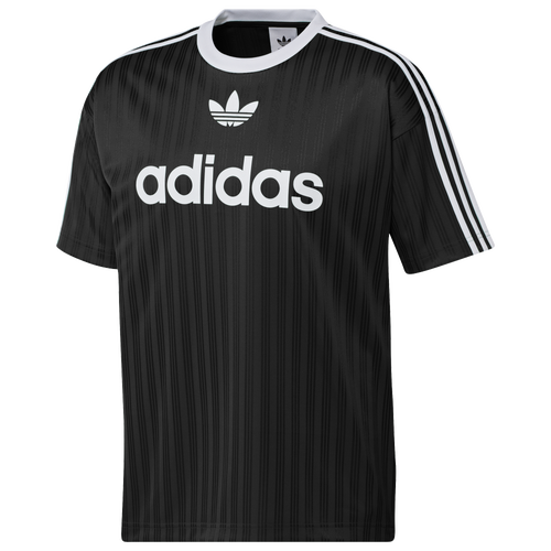 

adidas Originals Mens adidas Originals Adicolor Play Soccer Top - Mens White/Black Size S