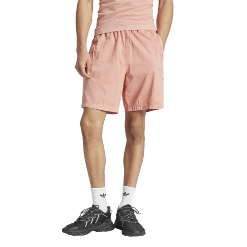 Adidas Originals Mens  Trefoil Essentials+ Lifestyle Dye Woven Shorts In Wonder Clay