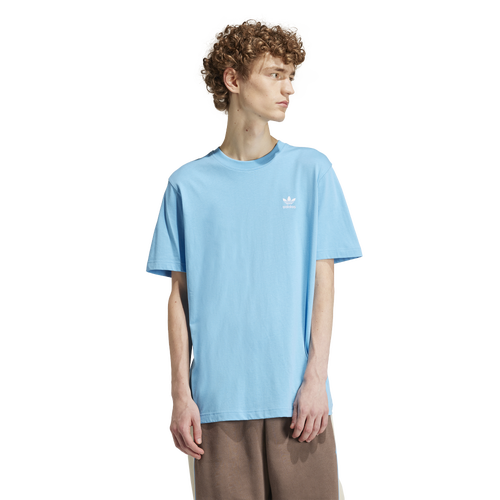 Shop Adidas Originals Mens  Essentials 24 T-shirt In Semi Blue
