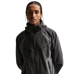 Men's - Nike Tech Drifit Woven CB FZ Windrunner Jacket - Iron Grey/Anthracite/Black