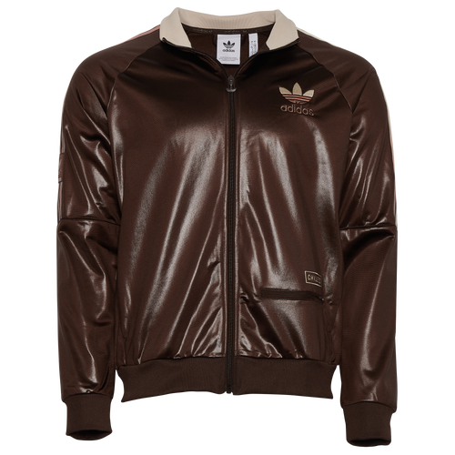 

adidas Originals Mens adidas Originals Chile Track Jacket - Mens Brown/Beige Size M