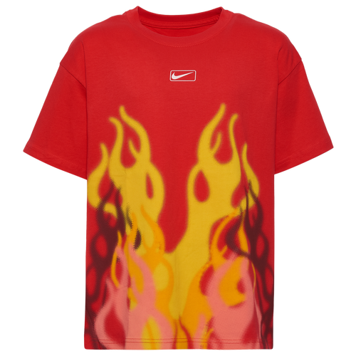 Nike NSW M90 T-Shirt - Boys' Grade School Red/Red Size M