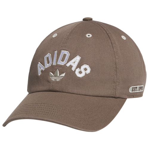 

adidas Originals Mens adidas Originals OG New Prep Relaxed Strapback - Mens White/Brown Size One Size