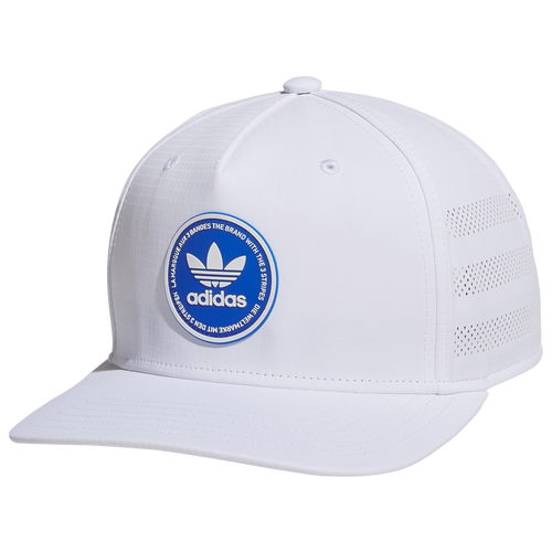 

adidas Originals Mens adidas Originals Emblem Precurve Adjustable Cap - Mens Blue/White Size One Size