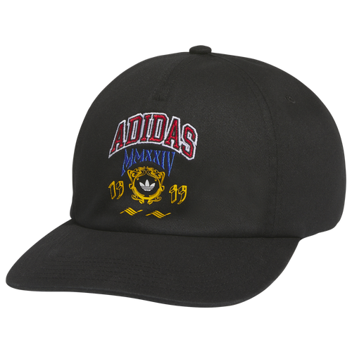 ADULT - adidas Originals 5-Panel Varsity Strapback - Better Scarlet/Black