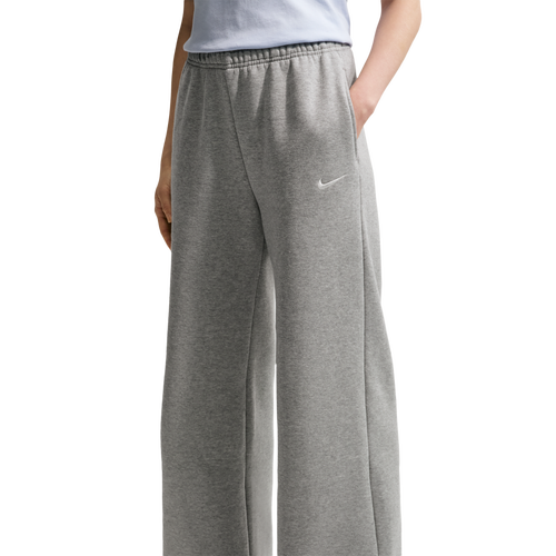  - Nike Studio Fleece STD Wide Leg Pants - Sail/Dark Grey Heather
