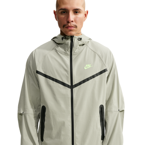 Nike Drifit Tech Woven Windrunner FZ Jacket - Nike Spruce Fog/Barely Volt