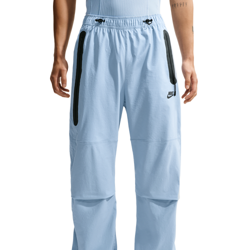 Nike Drifit Tech Woven Pant - Nike Black/Light Armory Blue